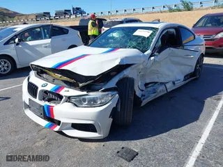 2015 BMW 4 Series 435i with VIN WBA3R1C58FK194299, listed as a IAAI auction lot 41624998 with NaN miles. Bid and sale history available at carsss.com. Image 17.