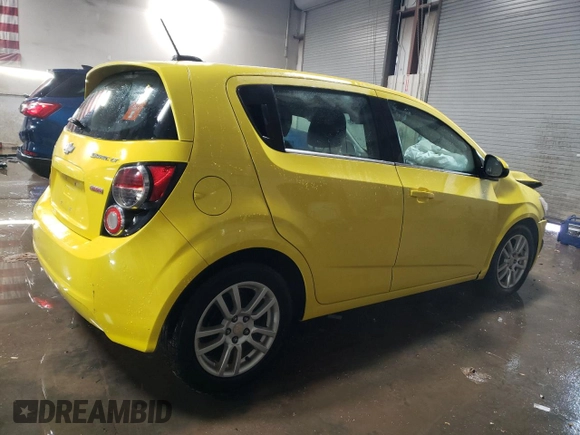 2016 Chevrolet Sonic LT with VIN 1G1JC6SB3G4108587, listed as a Copart auction lot 45042355 with 104,899 mi miles and Salvage Title. Bid and sale history available at carsss.com. Image 3.