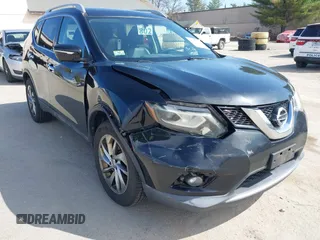 2015 Nissan Rogue SL with VIN 5N1AT2MV2FC777750, listed as a IAAI auction lot 42066839 with 168,770 mi miles. Bid and sale history available at carsss.com. Image 6.