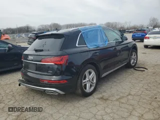 2024 Audi Q5 S line Premium Plus with VIN WA1E2AFY3R2129672, listed as a Copart auction lot 47786635 with Not provided miles and Salvage title. Bid and sale history available at DreamBid. Image 3.