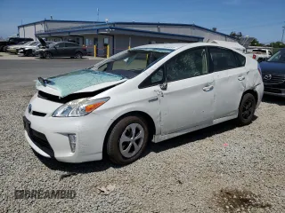 2015 Toyota Prius Four with VIN JTDKN3DU5F0442886, listed as a Copart auction lot 54555345 with 91,128 mi miles and Salvage title. Bid and sale history available at DreamBid. Image 1.