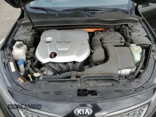 2015 Kia Optima Hybrid with VIN KNAGM4AD4F5085879, listed as a Copart auction lot 82037454 with 99,730 mi miles and Salvage Title. Bid and sale history available at carsss.com. Image 11.