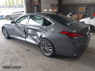 2015 Hyundai Genesis 3.8L with VIN KMHGN4JE7FU021717, listed as a IAAI auction lot 41942072 with 38,065 mi miles. Bid and sale history available at carsss.com. Image 3.