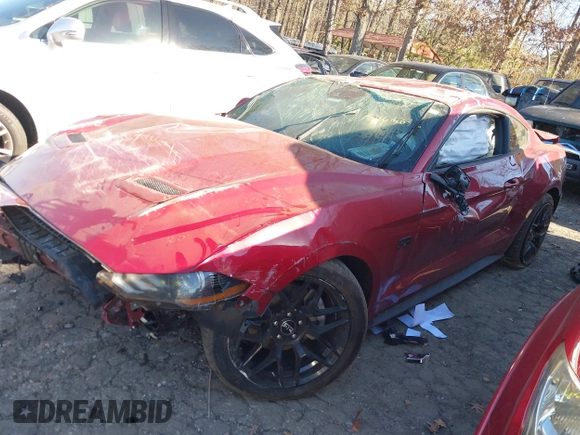 2021 Ford Mustang EcoBoost with VIN 1FA6P8TH5M5133065, listed as a IAAI auction lot 41163036 with 39,136 mi miles. Bid and sale history available at carsss.com. Image 17.