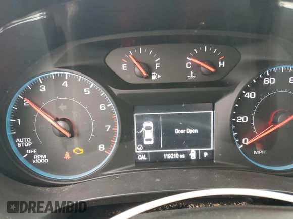 2018 Chevrolet Malibu LT with VIN 1G1ZD5ST9JF100685, listed as a Copart auction lot 53100555 with 119,210 mi miles and Salvage Title. Bid and sale history available at DreamBid. Image 9.