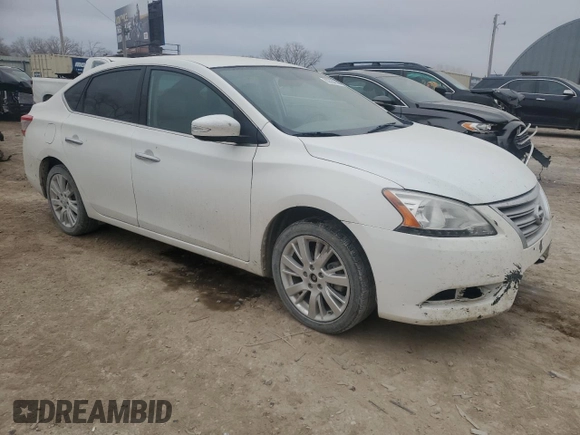 2014 Nissan Sentra SV with VIN 3N1AB7AP2EL646933, listed as a Copart auction lot 85564644 with 184,096 mi miles and Salvage Title. Bid and sale history available at DreamBid. Image 4.
