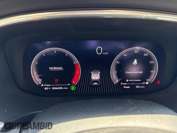 2023 Acura MDX with VIN 5J8YE1H33PL035098, listed as a Copart auction lot 62878405 with 6,638 mi miles and Clean title. Bid and sale history available at DreamBid. Image 7.