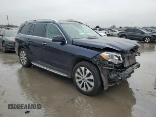 2017 Mercedes-Benz GLS with VIN 4JGDF6EE6HA980780, listed as a Copart auction lot 39303324 with 49,022 mi miles. Bid and sale history available at carsss.com. Image 4.