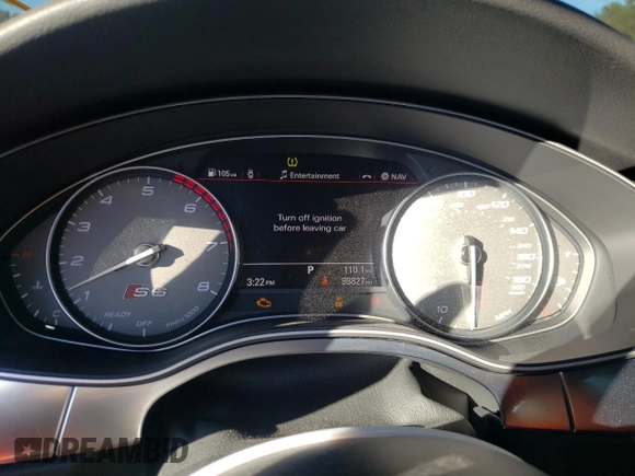 2016 Audi S6 Prestige z VIN WAUH2AFC8GN131045, wystawiony jako Copart lot #80532794 z przebiegiem 98 827 mil mil oraz Szkoda całkowita • Salvage title. Historia ofert i sprzedaży dostępna na DreamBid. Obrazek 9.