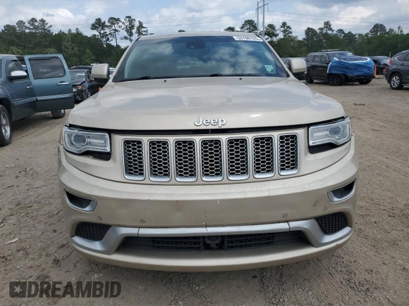 2015 Jeep Grand Cherokee Summit with VIN 1C4RJEJG3FC823204, listed as a Copart auction lot 53786125 with Not provided miles and Clean title. Bid and sale history available at DreamBid. Image 5.