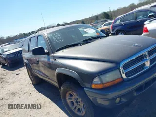 2003 Dodge Durango SLT with VIN 1D4HS48N43F566123, listed as a IAAI auction lot 41852672 with 268,376 mi miles and . Bid and sale history available at DreamBid. Image 1.