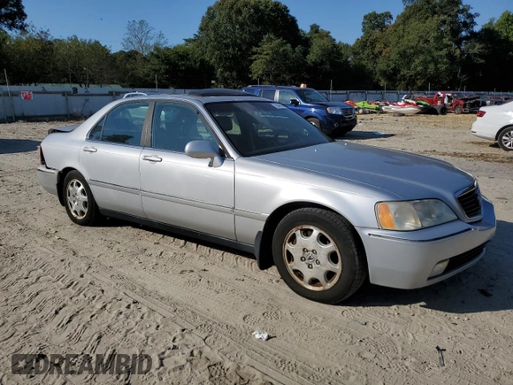 2000 Acura RL w/Navigation System with VIN JH4KA9668YC015201, listed as a Copart auction lot 75046704 with Not Provided miles and Salvage Title. Bid and sale history available at DreamBid. Image 4.