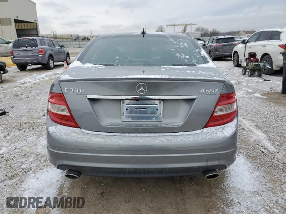 2011 Mercedes-Benz C-Class C 300 Sport with VIN WDDGF8BB9BR174048, listed as a Copart auction lot 43388285 with 146,366 mi miles and Salvage Title. Bid and sale history available at carsss.com. Image 6.