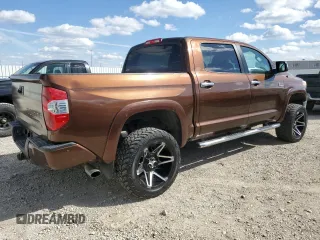 2015 Toyota Tundra Platinum z VIN 5TFAY5F14FX438207, wystawiony jako Copart lot #57484605 z przebiegiem 156 684 mil mil oraz Czysty tytuł • Clean title. Historia ofert i sprzedaży dostępna na DreamBid. Obrazek 3.