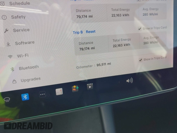 2021 Tesla Model 3 Long Range with VIN 5YJ3E1EB4MF064631, listed as a IAAI auction lot 41424856 with 95,511 mi miles and . Bid and sale history available at DreamBid. Image 7.