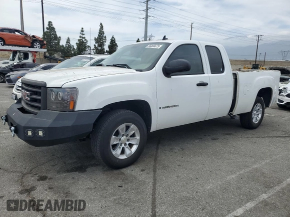 2007 GMC Sierra 1500 SL z VIN 1GTEC19C27Z508489, wystawiony jako Copart lot #56066675 z przebiegiem 158 143 mil mil oraz Szkoda całkowita • Salvage title. Historia ofert i sprzedaży dostępna na DreamBid. Obrazek 1.