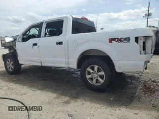 2018 Ford F-150 XL with VIN 1FTEW1E5XJKF72486, listed as a Copart auction lot 53668785 with 206,282 mi miles and Salvage Title. Bid and sale history available at carsss.com. Image 2.