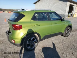 2021 Hyundai Venue SEL with VIN KMHRC8A39MU098221, listed as a Copart auction lot 53629875 with 53,482 mi miles and Salvage Title. Bid and sale history available at DreamBid. Image 3.