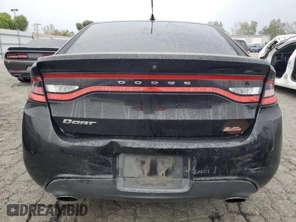 2014 Dodge Dart SXT with VIN 1C3CDFBB6ED685404, listed as a Copart auction lot 50248645 with 272,422 mi miles and Salvage Title. Bid and sale history available at carsss.com. Image 6.