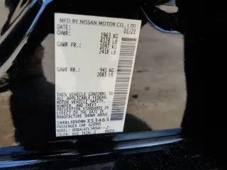 2021 Nissan Altima 2.5 SV with VIN 1N4BL4DV0MN353463, listed as a Copart auction lot 62291304 with 104,768 mi miles and Salvage Title. Bid and sale history available at carsss.com. Image 12.
