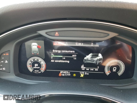 2021 Audi Q7 Premium z VIN WA1AXAF74MD022604, wystawiony jako Copart lot #59403204 z przebiegiem 87 423 mil mil oraz Szkoda całkowita • Salvage title. Historia ofert i sprzedaży dostępna na DreamBid. Obrazek 9.