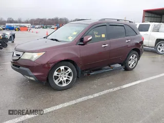 2009 Acura MDX Tech Pkg with VIN 2HNYD28649H532527, listed as a IAAI auction lot 41185878 with 1 mi miles. Bid and sale history available at carsss.com. Image 2.
