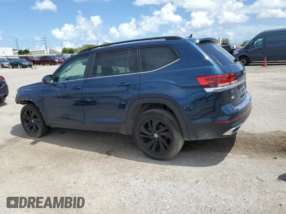 2022 Volkswagen Atlas SE with VIN 1V2WP2CA3NC554739, listed as a Copart auction lot 65341464 with 88,618 mi miles and Salvage title. Bid and sale history available at DreamBid. Image 2.