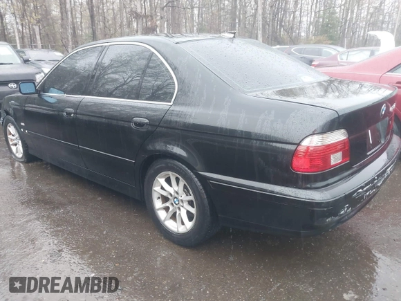 2002 BMW 5 Series 525iA with VIN WBADT43432GY95893, listed as a IAAI auction lot 42002537 with 140,026 mi miles. Bid and sale history available at carsss.com. Image 3.