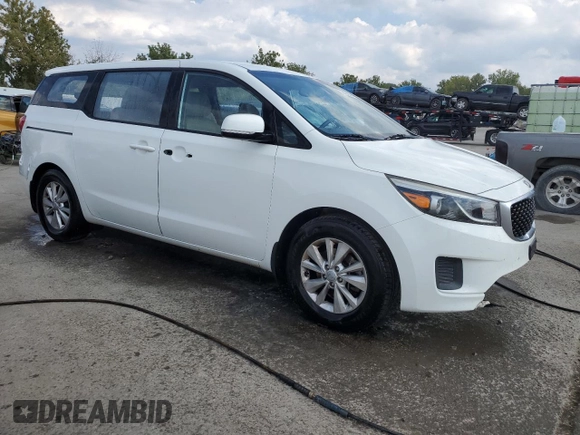 2015 Kia Sedona L with VIN KNDMA5C11F6050847, listed as a Copart auction lot 72452674 with 258,364 mi miles and Salvage Title. Bid and sale history available at DreamBid. Image 4.