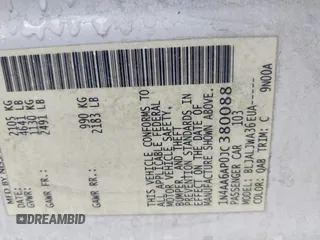 2018 Nissan Maxima SV z VIN 1N4AA6AP0JC380088, wystawiony jako IAAI lot #42221238 z przebiegiem 212 634 mil mil oraz . Historia ofert i sprzedaży dostępna na DreamBid. Obrazek 9.