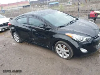2012 Hyundai Elantra Limited with VIN KMHDH4AE2CU213648, listed as a IAAI auction lot 41972567 with 43,226 mi miles. Bid and sale history available at carsss.com. Image 1.