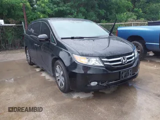 2016 Honda Odyssey Touring Elite with VIN 5FNRL5H93GB056038, listed as a IAAI auction lot 42185405 with Not Provided miles. Bid and sale history available at carsss.com. Image 1.