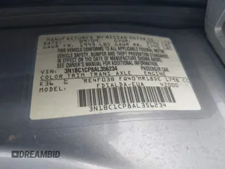 2010 Nissan Versa 1.8 S with VIN 3N1BC1CP8AL356234, listed as a IAAI auction lot 41894267 with 155,599 mi miles. Bid and sale history available at carsss.com. Image 9.