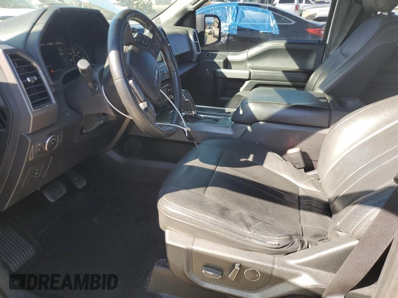 2017 Ford F-150 XL with VIN 1FTEW1EF3HFB62821, listed as a Copart auction lot 49506135 with 126,176 mi miles and Salvage Title. Bid and sale history available at carsss.com. Image 7.