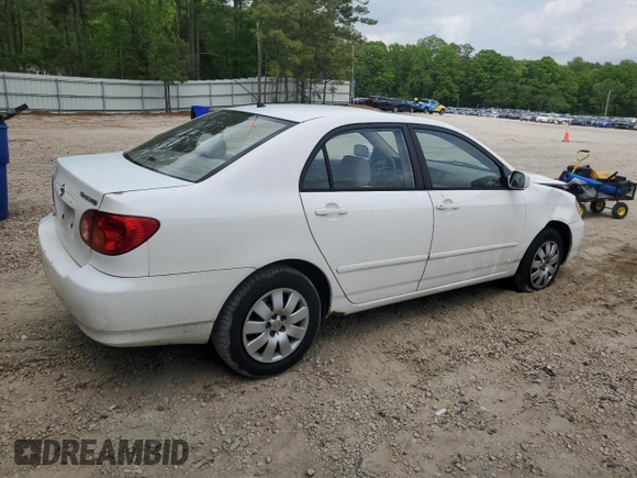 2004 Toyota Corolla CE with VIN 2T1BR32E24C249971, listed as a Copart auction lot 54757535 with 141,578 mi miles and Salvage Title. Bid and sale history available at DreamBid. Image 3.
