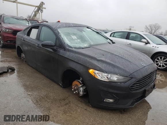 2020 Ford Fusion SE with VIN 3FA6P0HD9LR232748, listed as a Copart auction lot 47752315 with 86,128 mi miles and Salvage Title. Bid and sale history available at carsss.com. Image 4.