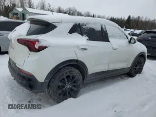 2025 Buick Encore GX Sport Touring with VIN KL4AMESL3SB100186, listed as a Copart auction lot 44016025 with 3,722 mi miles and Salvage title. Bid and sale history available at DreamBid. Image 3.