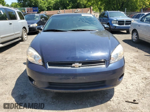 2007 Chevrolet Monte Carlo LT with VIN 2G1WK15KX79314140, listed as a Copart auction lot 58932205 with 150,862 mi miles and Salvage title. Bid and sale history available at DreamBid. Image 5.