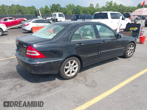 2007 Mercedes-Benz C with VIN WDBRF87HX7F889041, listed as a IAAI auction lot 42648400 with 218,227 mi miles and . Bid and sale history available at DreamBid. Image 4.