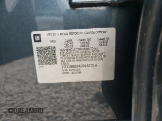 2018 Chevrolet Impala LT z VIN 2G1105S34J9167714, wystawiony jako Copart lot #55291375 z przebiegiem 153 065 mil mil oraz Szkoda całkowita • Salvage title. Historia ofert i sprzedaży dostępna na DreamBid. Obrazek 12.