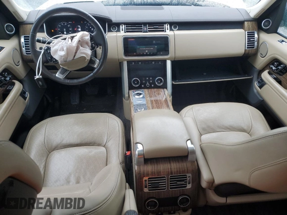 2018 Land Rover Range Rover HSE with VIN SALGS2SV3JA388696, listed as a Copart auction lot 60896105 with 57,951 mi miles and Salvage title. Bid and sale history available at DreamBid. Image 8.