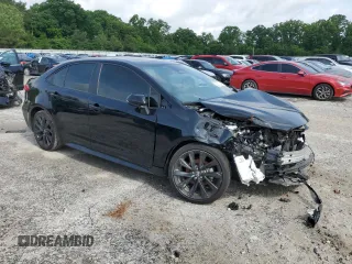 2024 Toyota Corolla SE with VIN JTDS4MCE6RJ106228, listed as a Copart auction lot 45608915 with 15,566 mi miles and Clean Title. Bid and sale history available at DreamBid. Image 4.