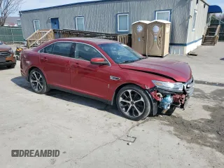 2015 Ford Taurus SEL with VIN 1FAHP2H89FG155477, listed as a Copart auction lot 49593245 with 122,448 mi miles and Salvage Title. Bid and sale history available at DreamBid. Image 4.