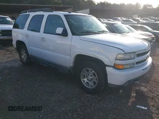 2005 Chevrolet Tahoe Z71 z VIN 1GNEC13T45R192543, wystawiony jako IAAI lot #41616729 z przebiegiem 333 259 mil mil oraz . Historia ofert i sprzedaży dostępna na DreamBid. Obrazek 1.