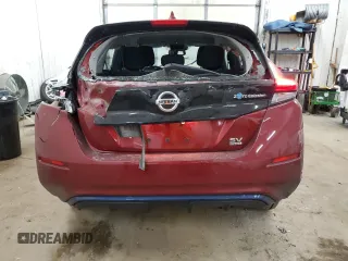 2022 Nissan LEAF SV Plus with VIN 1N4BZ1CV1NC560214, listed as a Copart auction lot 82192504 with 18,849 mi miles and Salvage Title. Bid and sale history available at DreamBid. Image 6.
