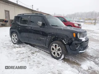 2019 Jeep Renegade Limited with VIN ZACNJBD19KPJ93616, listed as a IAAI auction lot 41543780 with 125,440 mi miles and . Bid and sale history available at DreamBid. Image 1.