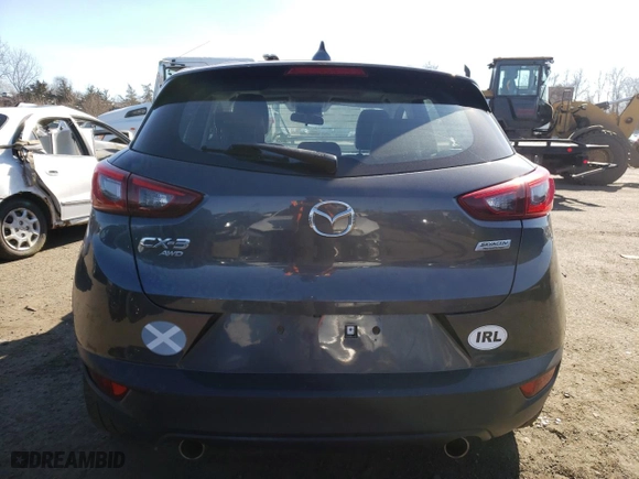 2017 Mazda CX-3 Touring with VIN JM1DKFC79H0163216, listed as a Copart auction lot 47012165 with 102,889 mi miles and Salvage Title. Bid and sale history available at carsss.com. Image 6.