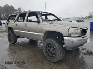 2002 GMC Yukon XL SLT with VIN 3GKEC16Z22G198396, listed as a Copart auction lot 45027875 with 0 mi miles and Salvage Title. Bid and sale history available at carsss.com. Image 4.