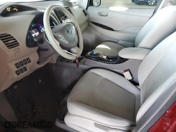 2016 Nissan LEAF S with VIN 1N4BZ0CP1GC311538, listed as a Copart auction lot 52048165 with 75,060 mi miles and Salvage Title. Bid and sale history available at carsss.com. Image 7.