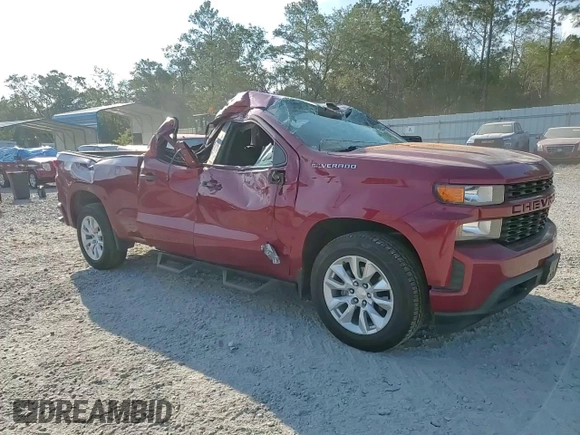 2020 Chevrolet Silverado 1500 Custom with VIN 1GCRWBEF0LZ132559, listed as a Copart auction lot 75050384 with 114,446 mi miles and Salvage Title. Bid and sale history available at carsss.com. Image 11.